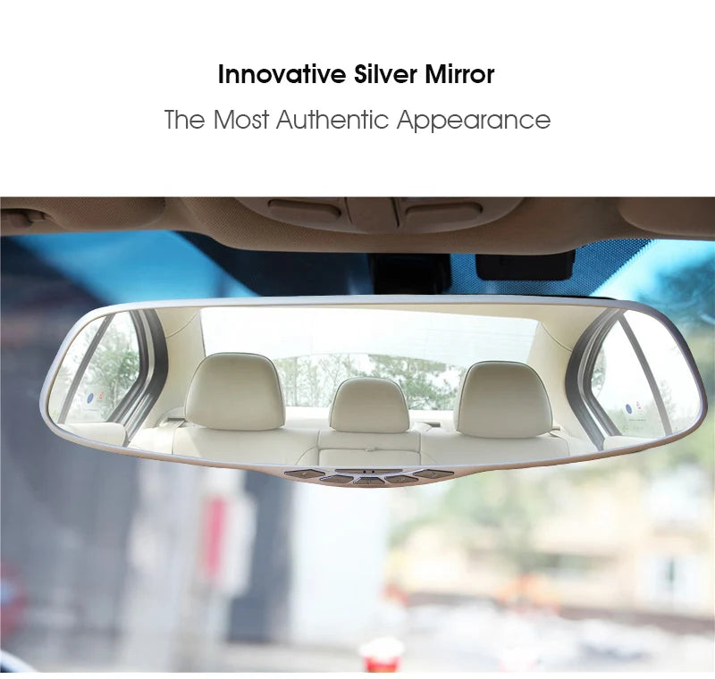 ANLUD Dash Camera 5.0 Dual Lens Dashcam GPS 1080P Car DVR Rear View Mirror Monitor Video Recorder 3IN1 Car-detector