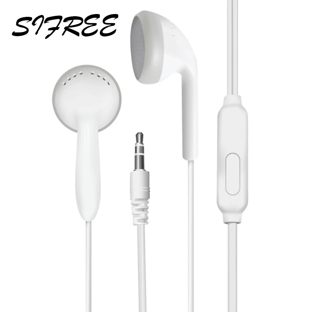 Hifi Heavy Bass Earphone Music Stereo Wired Headphones With Microphone 3.5MM Earbuds Headset For Xiaomi Huawei iphone