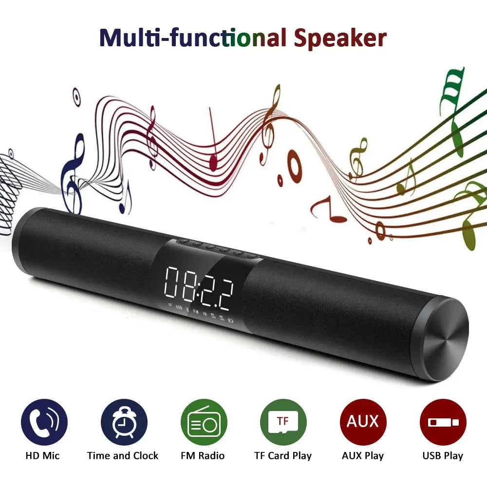 TOPROAD Bluetooth Soundbar with Subwoofer