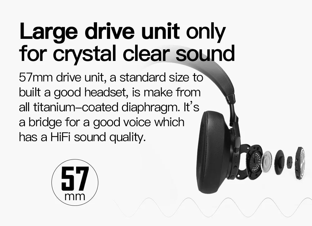 Bluedio T7 Bluetooth Headphones User-defined Active Noise Cancelling Wireless Headset for phones and music with face