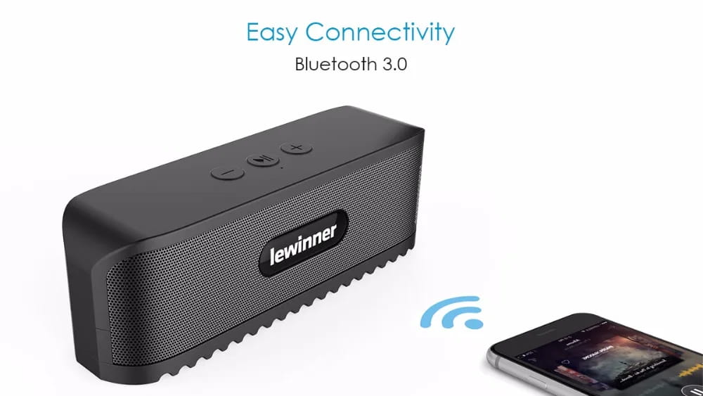 Lewinner 802 Mini Bluetooth speaker Portable Wireless Clumn Home Theater Sound System 3D stereo Music