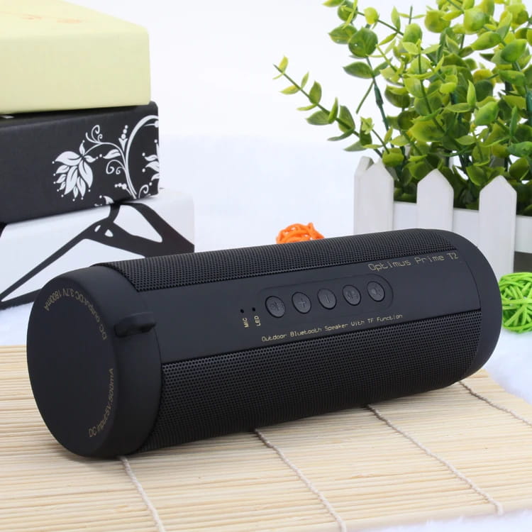 T2 Bluetooth Speaker Waterproof Portable Outdoor Wireless Mini Column Box Support TF card FM Stereo Hi-Fi Boxes
