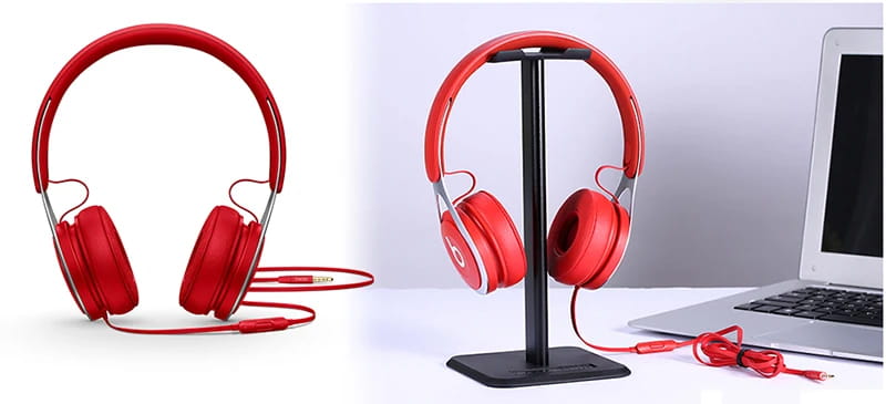 Beats EP Original Wired On-Ear Headphone Inline Volume Control Adjustable Noise Isolation Vertical Sliders Fine-tuned