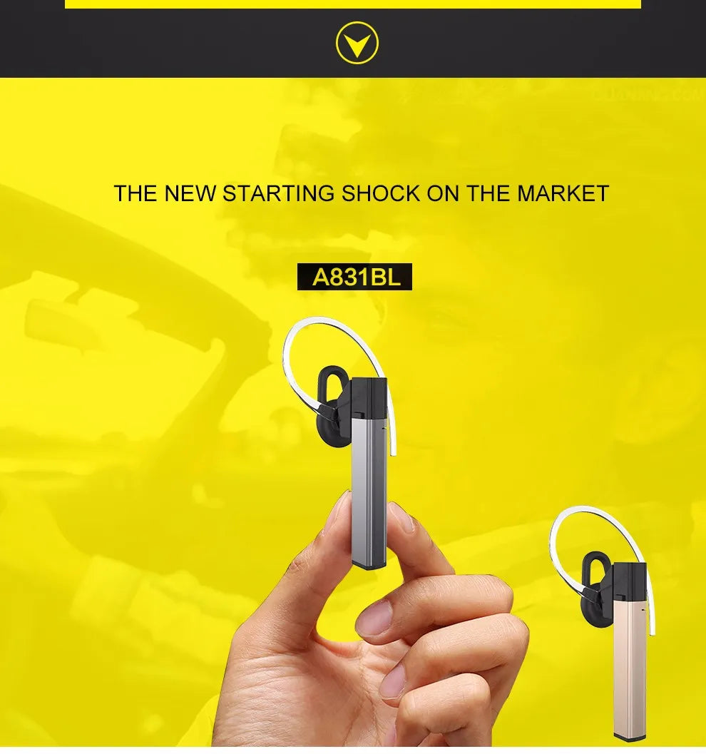 Awei A831BL Business Mono Wireless Earphone Bluetooth Headphones Hands Free With Microphone