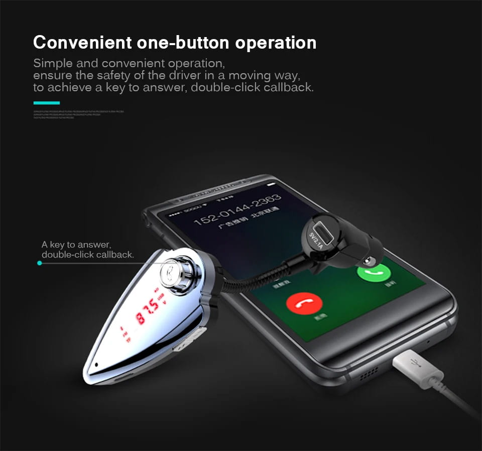 ANLUD Bluetooth Wireless Car Mp3 Player Handsfree Kit FM Transmitter Radio