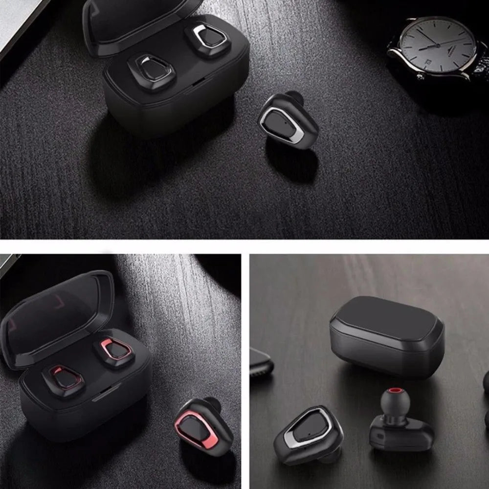 A7 TWS Wireless Bluetooth Headset Stereo Handfree Sports Earphone With Charging Box For iphone Android PK X2T i7/i7s