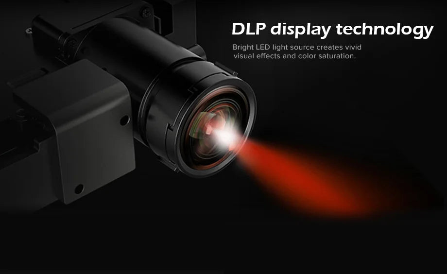 AUN DLP Portable Projector Q8 Set in Android 5.1 WIFI. 10900mAH Battery Power Bank for LED Use as Bluetooth Speaker