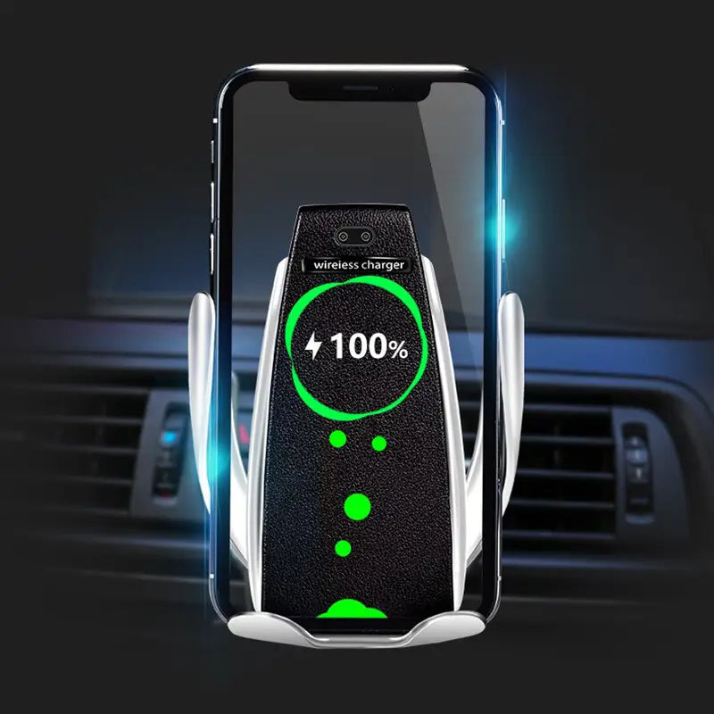 Automatic Clamping Wireless Car Charger Air Vent Phone