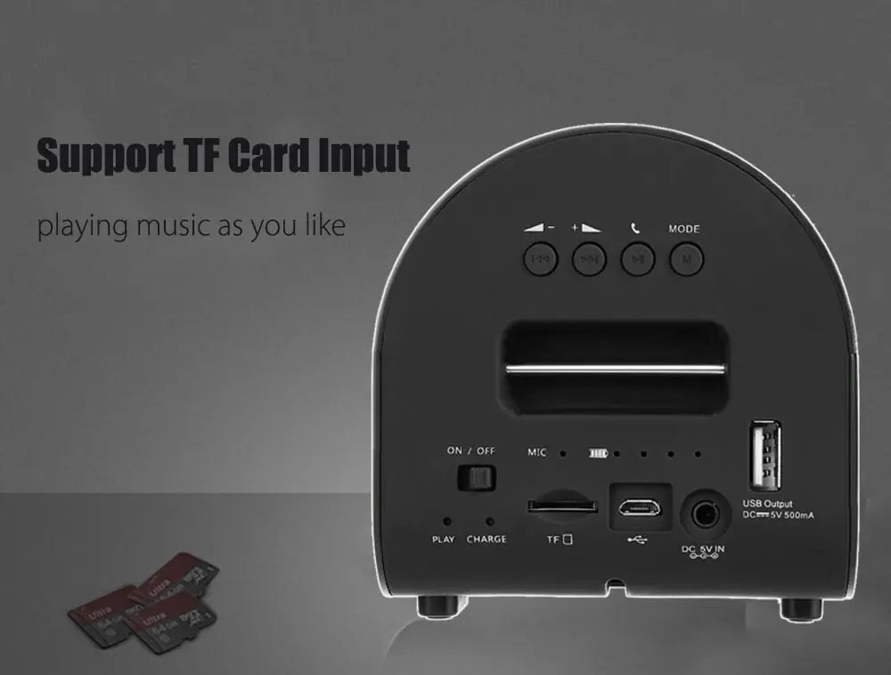 Remax H1 NFC Portble Bluetooth Speakers With Leather Straps Built-in 8800mAh Power Bank Support AUX-IN TF Card Surround