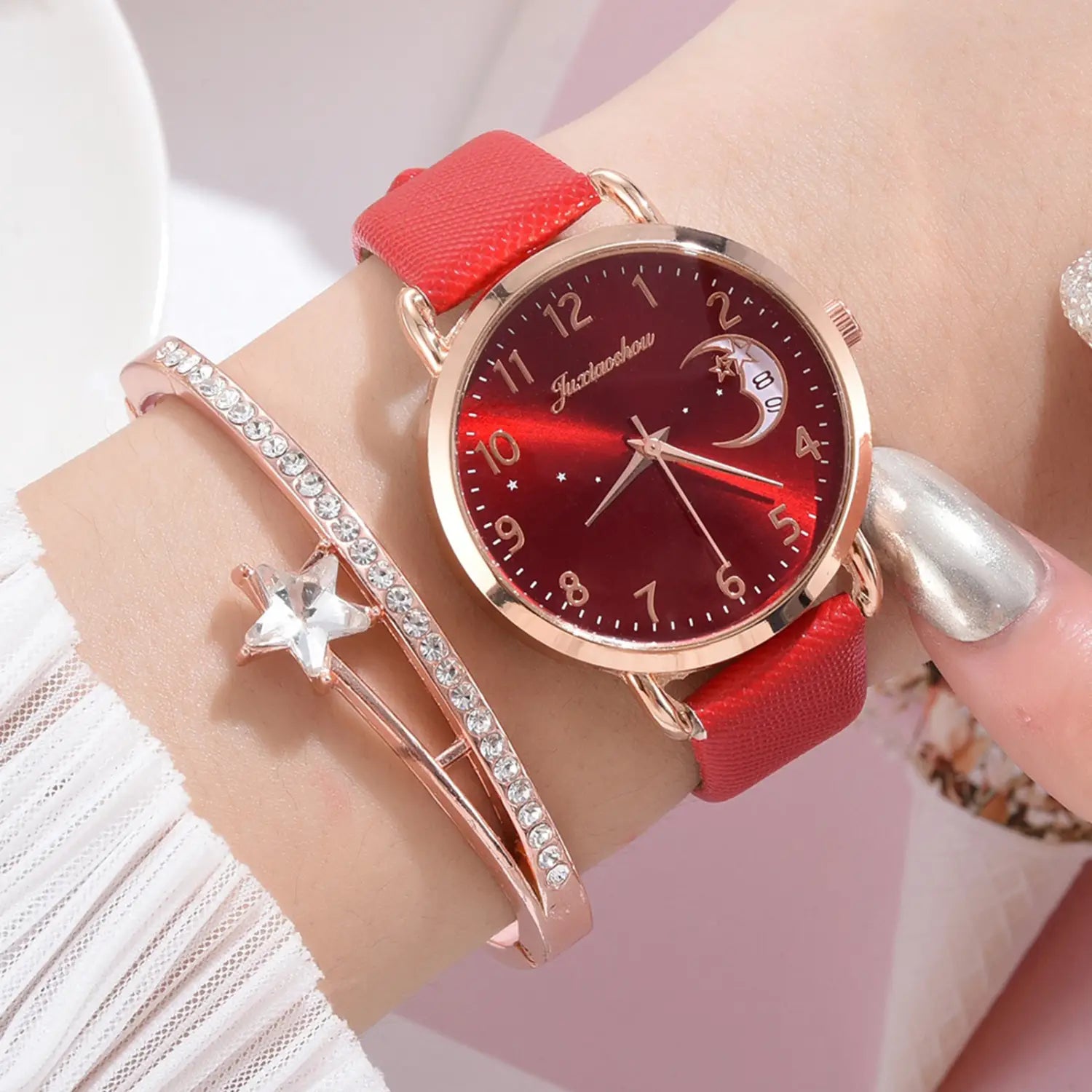 Women Watches Luxury Leather Band Watch Dress Clock Lady