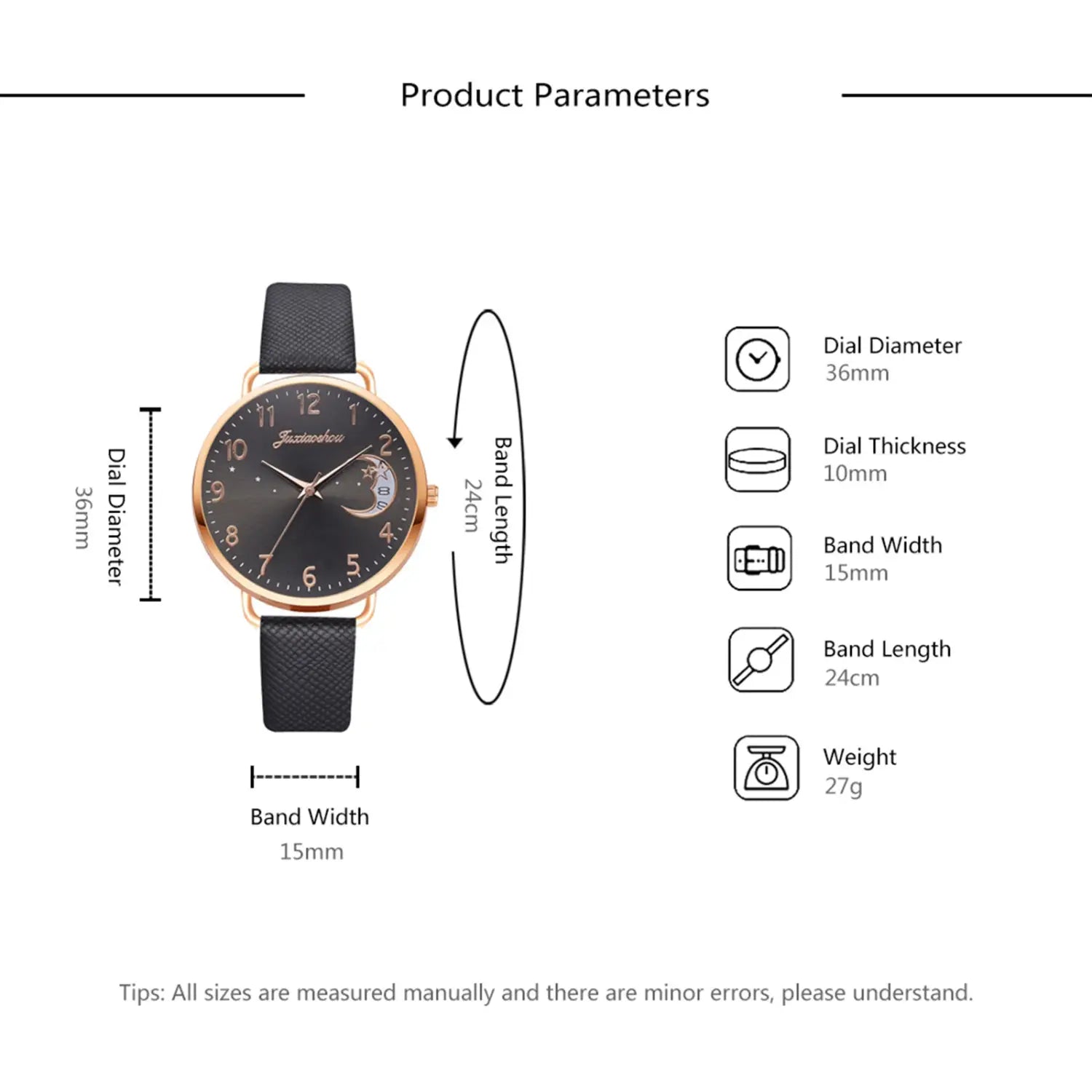 Women Watches Luxury Leather Band Watch Dress Clock Lady