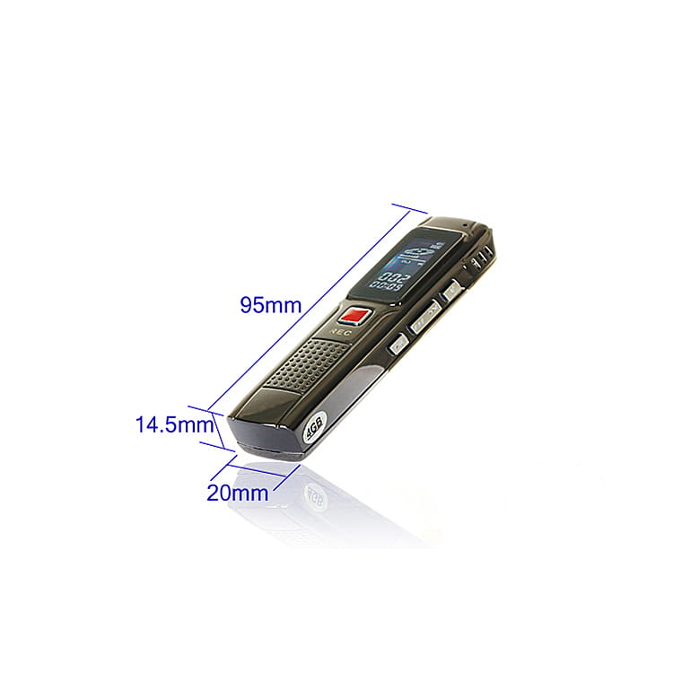 LCD WAV MP3 Player Lectures Meeting Mini Portable Recording