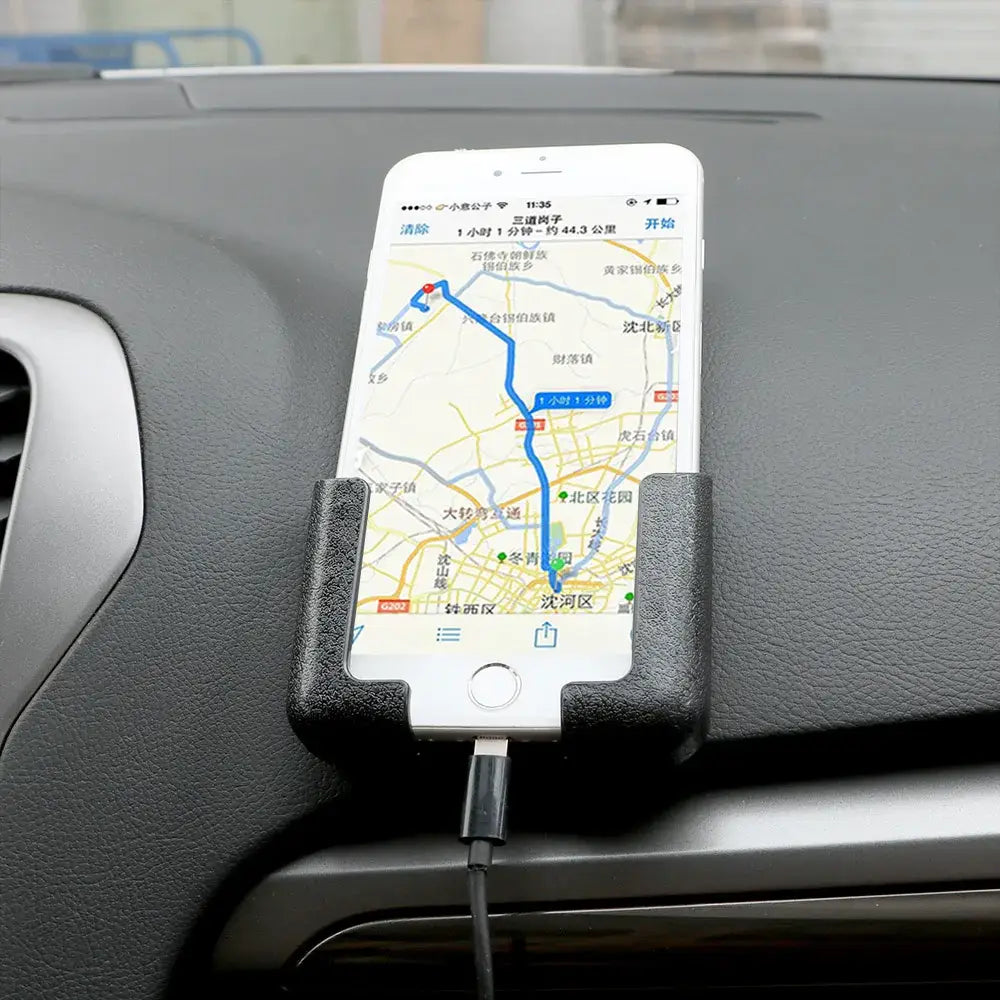 LEEPEE Adjustable Width Car Interior Accessories Multifunction Cell Phone Holder GPS Display Bracket Self-adhesive