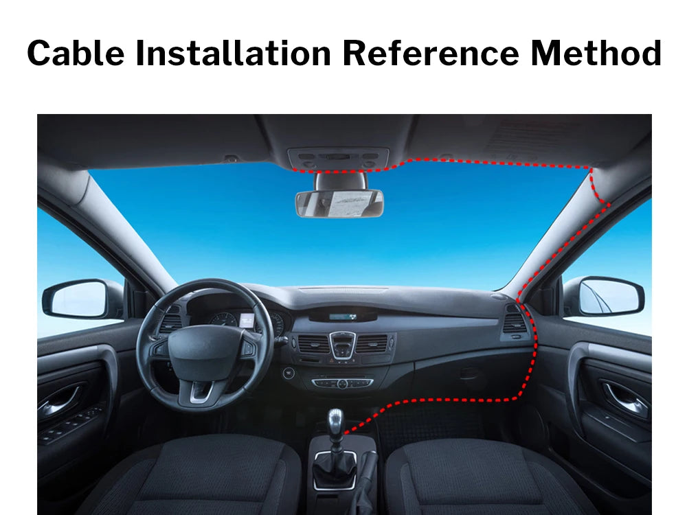 Deelife Car DVR 1296P Video Recorder Dash Cam