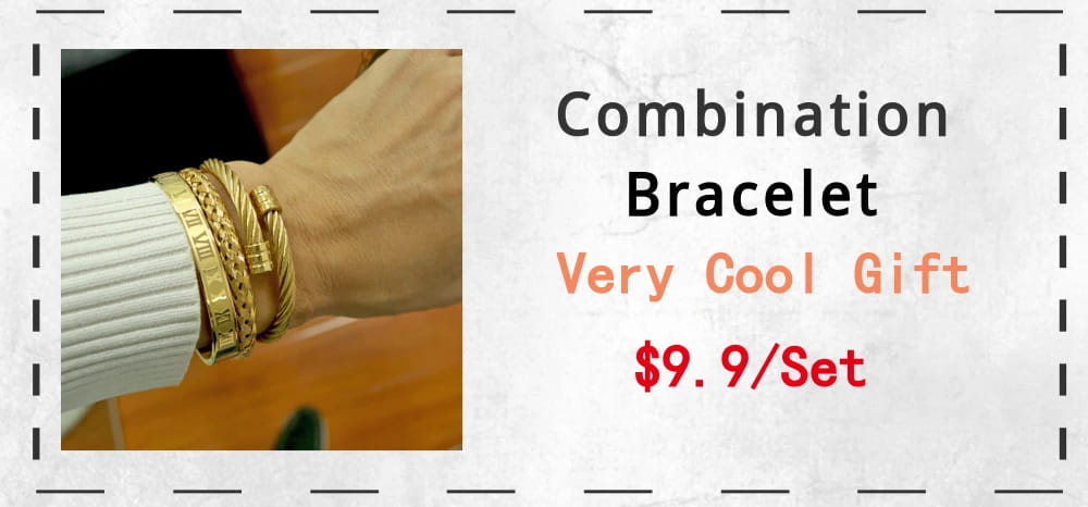 Men Bracelet jewelry 4pcs/set crown charms Macrame beads Bracelets Braiding Man Luxury Jewelry for women bracelet gift