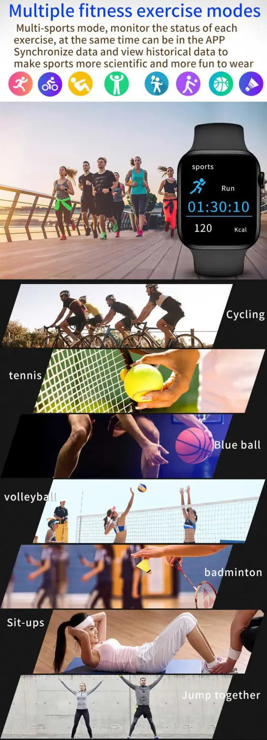 X8 MAX Smartwatch: Waterproof & Bluetooth