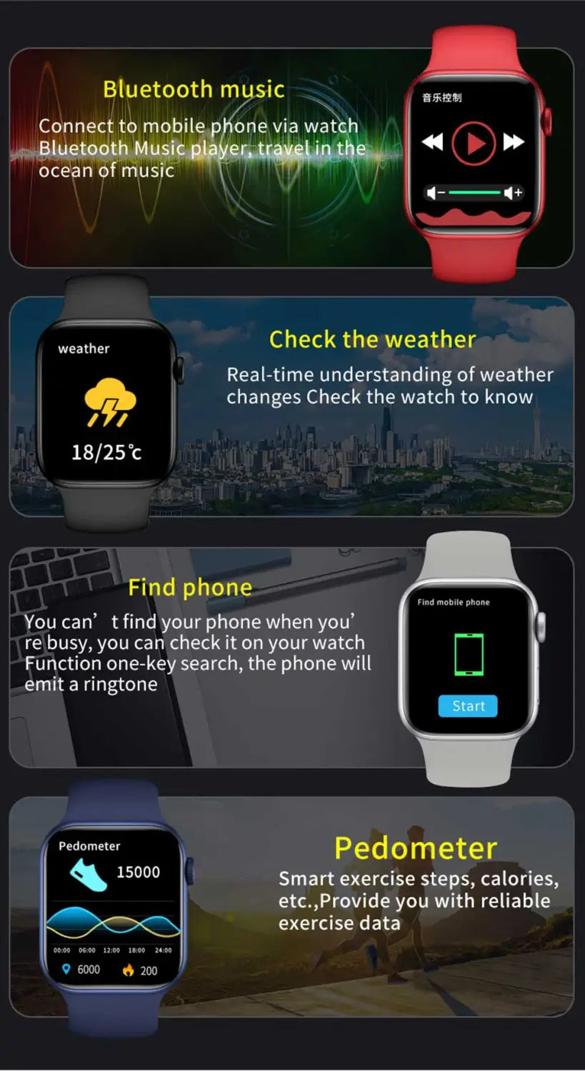 X8 MAX Smartwatch: Waterproof & Bluetooth