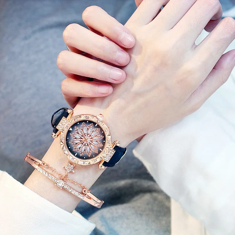 Rose Gold Diamond Watch