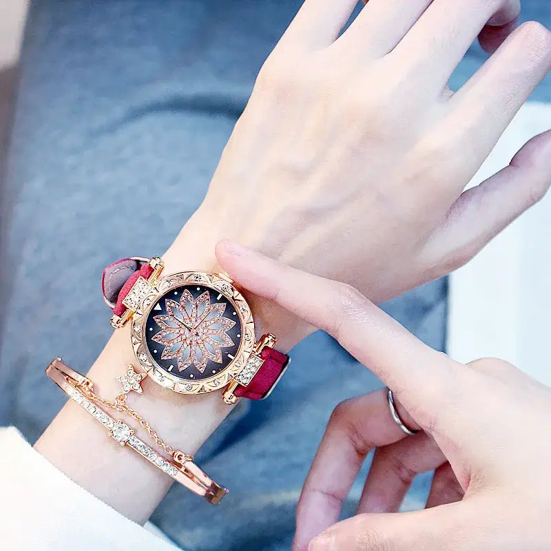 Rose Gold Diamond Watch