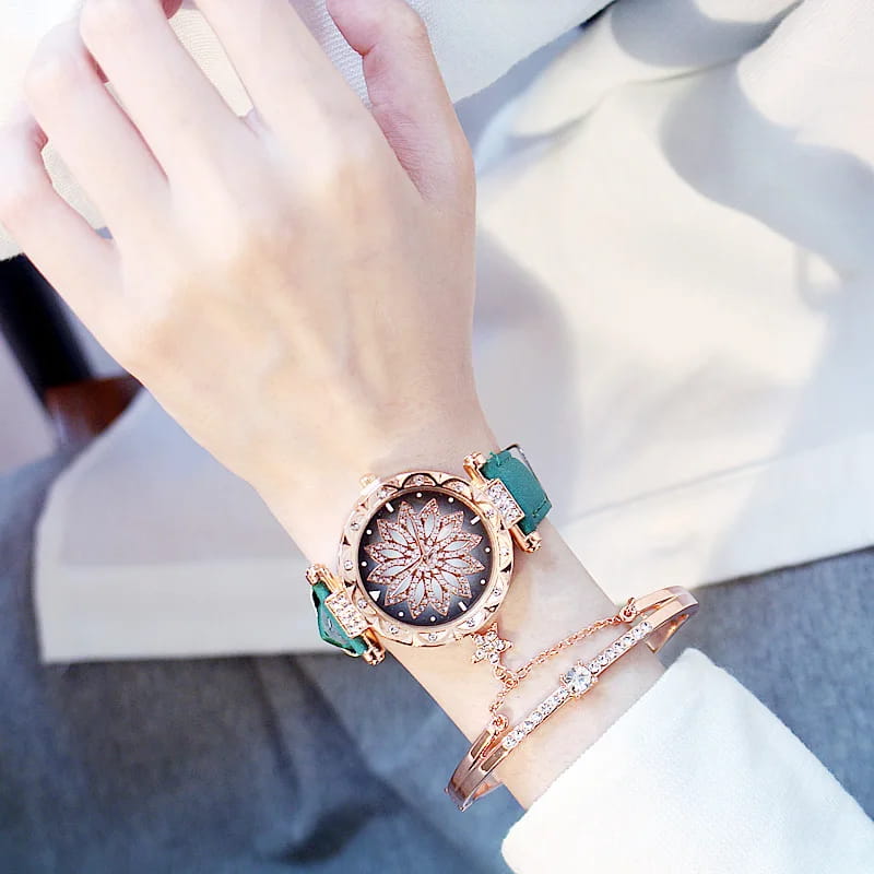 Rose Gold Diamond Watch