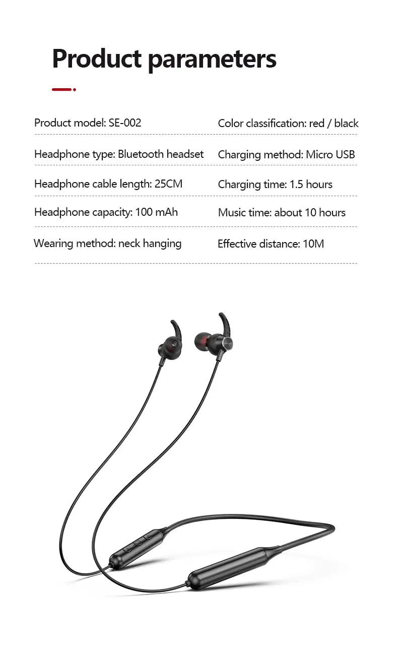 Swalle Bluetooth 5.0 Wireless Sports earphone Stereo