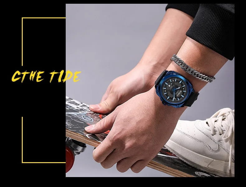 RUIMAS Men’s Quartz Watch - Leather Strap