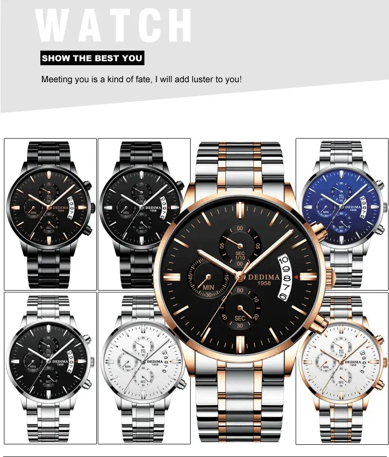 DEDIMA Men’s Luxury Watch