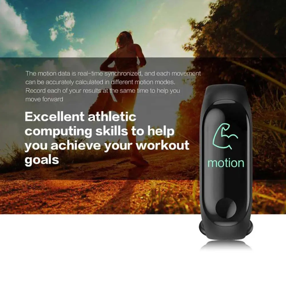 M3+ Smartwatch: Heart Rate & BP Monitoring