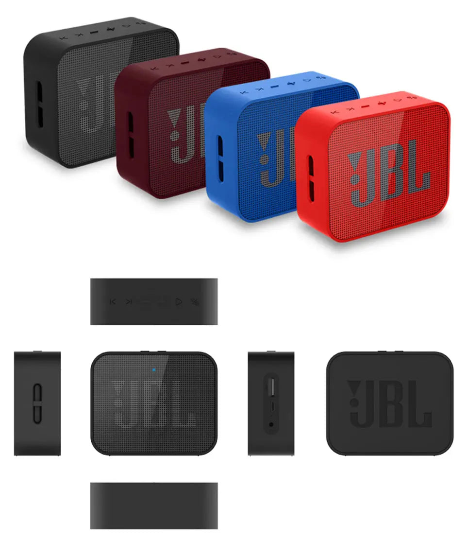 JBL GO Player Wireless Bluetooth Speaker Outdoor Portable Mini FM Radio TF Card Bass Sound Rechargeable Battery with Mic