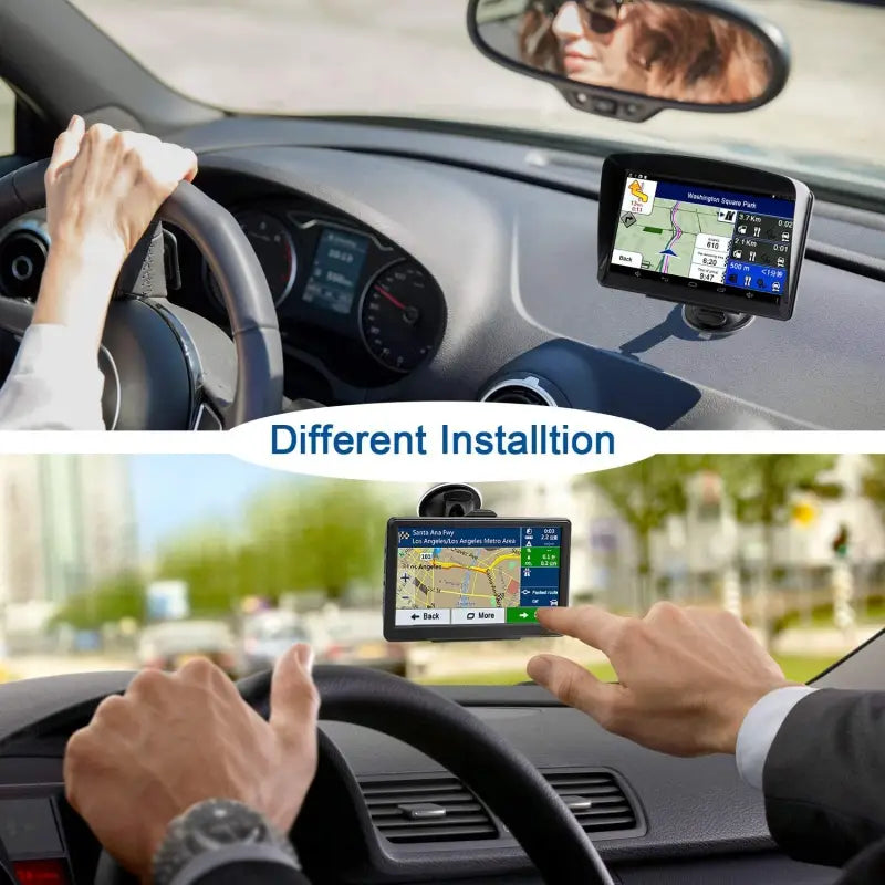 Car/ Truck GPS Navigation 7.0’’ HD Touch Screen FM + 8GB Bult