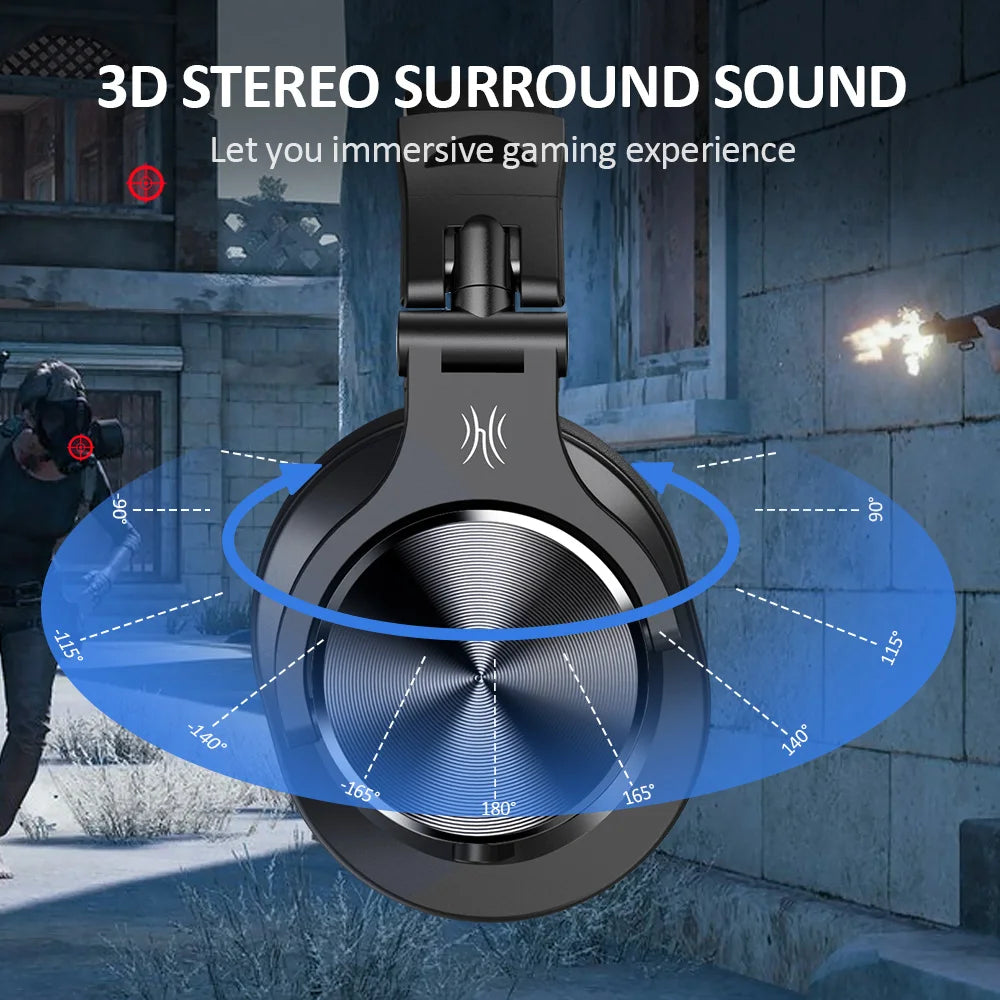 OneOdio Wired Gaming Headset with Detachable Microphone