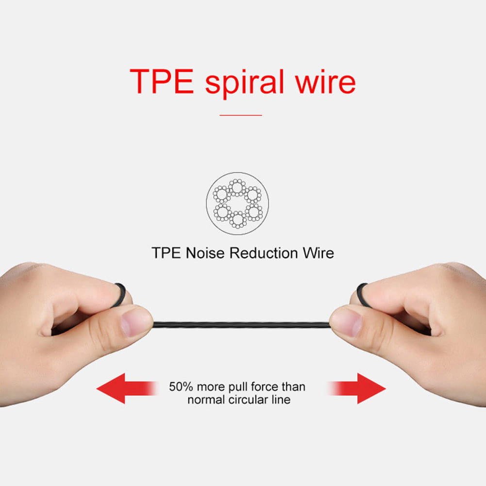 Portable Dynamic Noise Reduction In-Ear Wired Call Earphones Gaming Computer Earpiece With Dual Mic