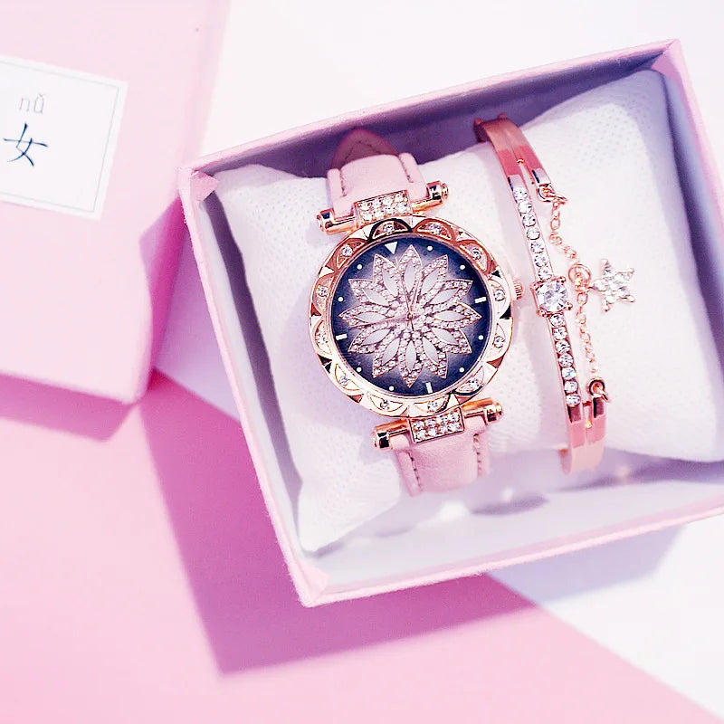 Rose Gold Diamond Watch