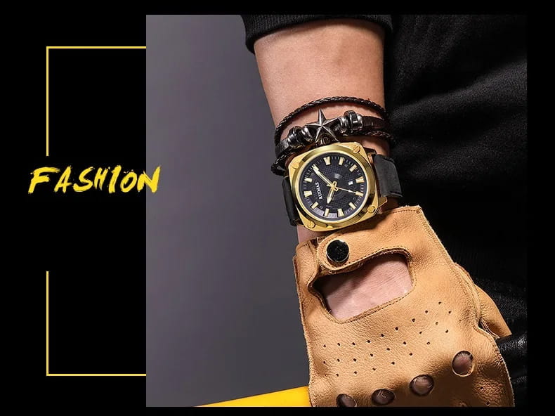 RUIMAS Men’s Quartz Watch - Leather Strap