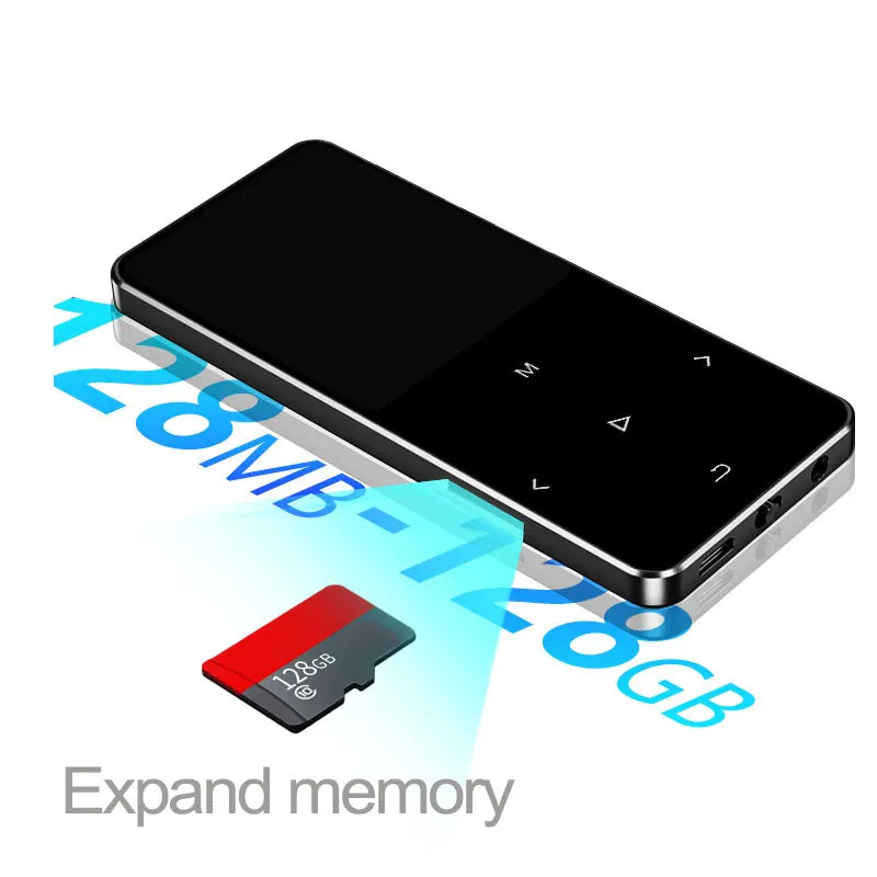 BTSMONE New Version MP3 Music Player Support Bluetooth with Loud Speaker and Built-in 16GB HiFi Portable Walkman