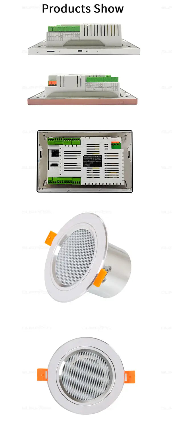 WiFi Audio Wall Amplifier 7 Inch Smart Home Stereo Sound