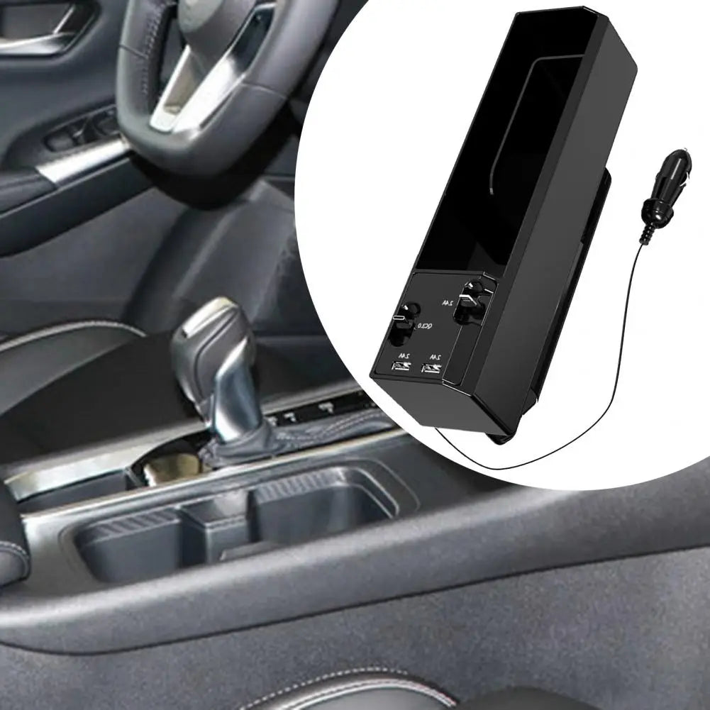 Fast Charging Car Seat Crevice Storage Box Gap Slit Pocket Catcher Organizer Universal Card Phone Holder