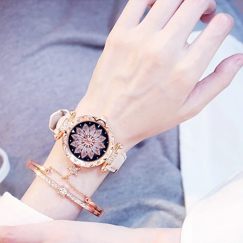 Rose Gold Diamond Watch