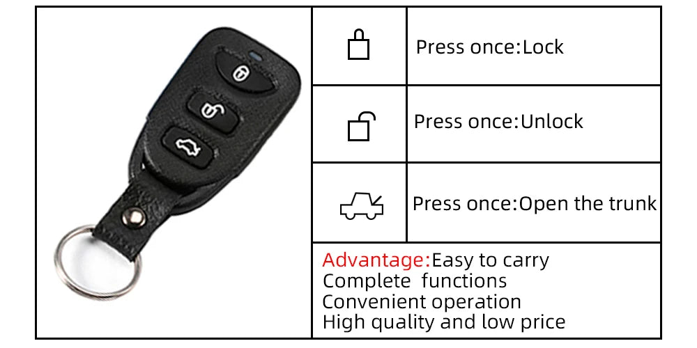 Universal Car Alarm Systems Auto Remote Central Kit Door Lock Keyless APP With Contr Entry System Locking