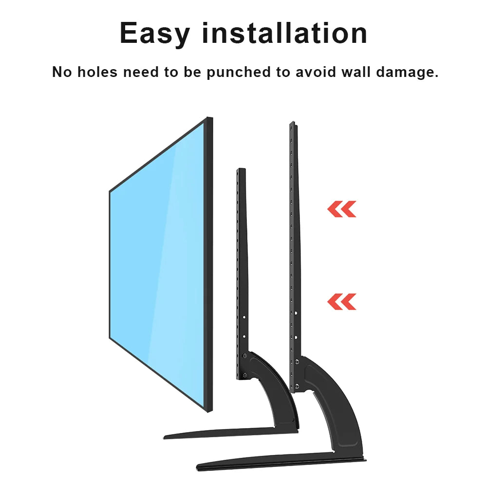 TV Bracket For 14-32 inch 32-75inch Universal Fixed Stand Holder Table Top Pedestal Legs