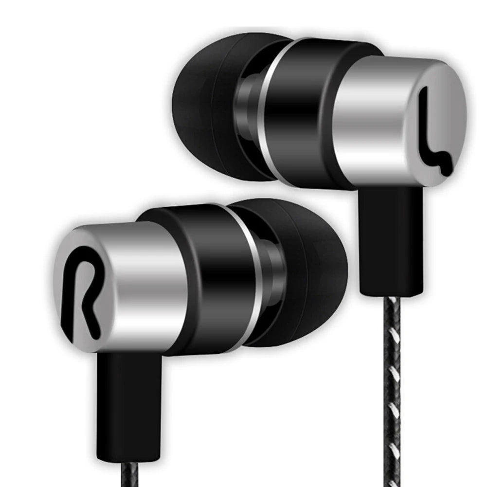 3.5mm Wired Headphones 2 Basic In-Ear Stereo Earbuds Mobile earphones Superb Bass Effect Headset