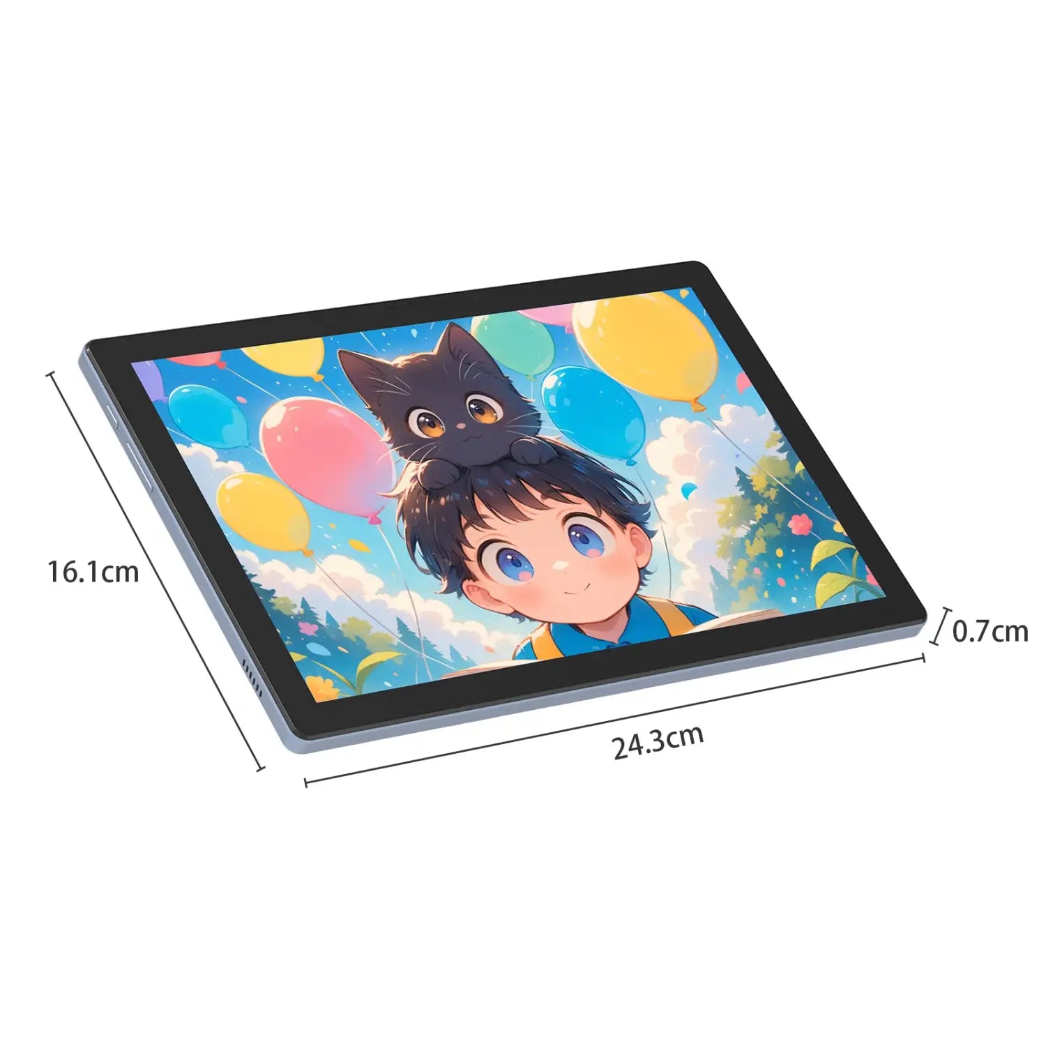 BOSTO BT-101A Portable Graphics Drawing Tablet 10.1 Inch IPS Screen Display with Finger Touch Anti-glare 16384 Pressure