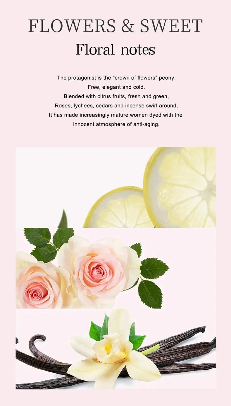 Women’s Perfume Original Female Long Lasting Floral Fragrance Spray Pheromone Perfumes Women Gift 75ml Eau De Toilette