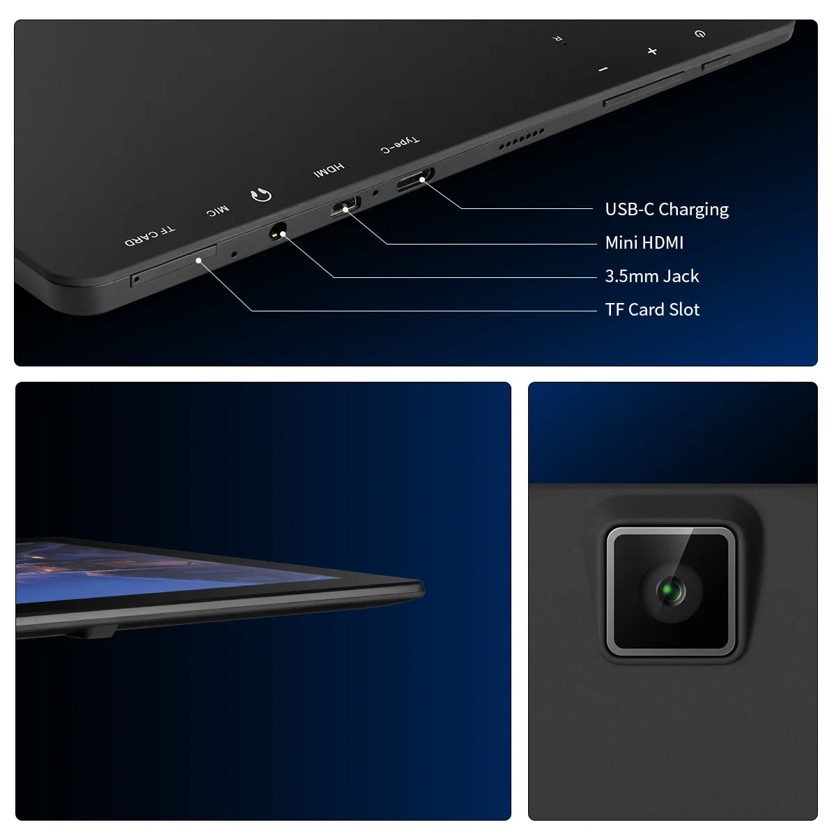 Frunsi Standalone Drawing Tablet Pad with Screen No Computer PC Needed Android 13 10 Inch IPS HD Monitor Display WIFI