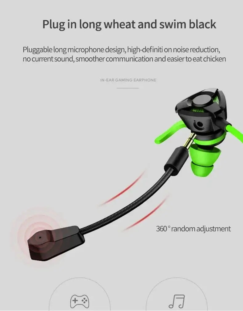 Headset Gamer Headphones Wired Earphone Gaming Earbuds With Mic For Pubg PS4 CSGO Casque Phone Tablet Laptop Universal