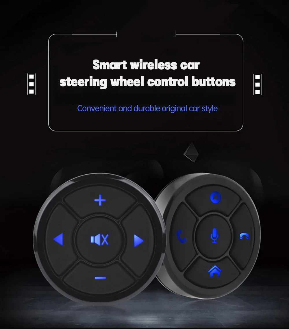 Car Wireless Remote Control 10Keys Steering Wheel Radio Controller Android Long Distance Sound Multimedia Smart Buttons