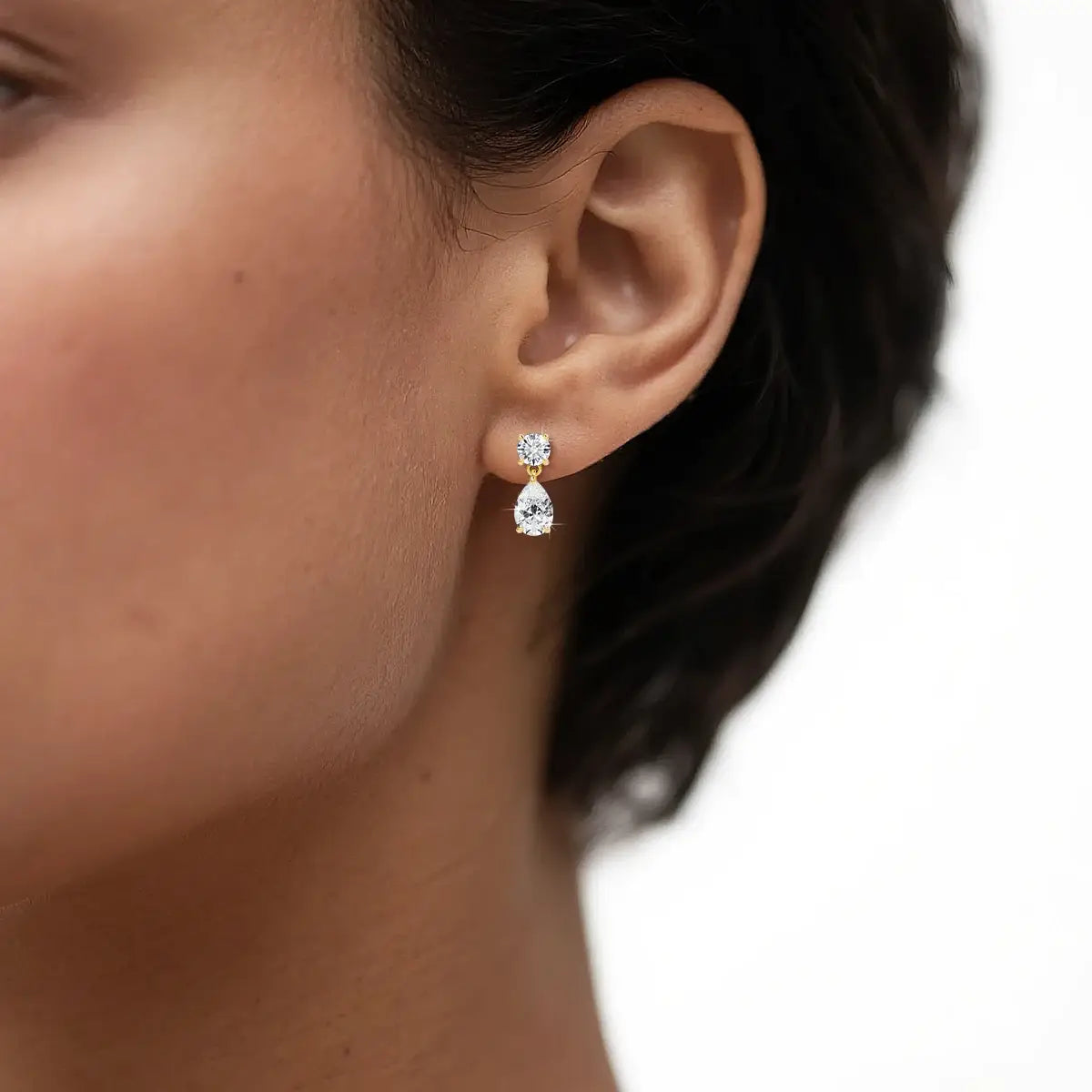 100% Real Moissanite Dangling Earrings For Women Lab Sterling Silver Best Selling Products Jewelry