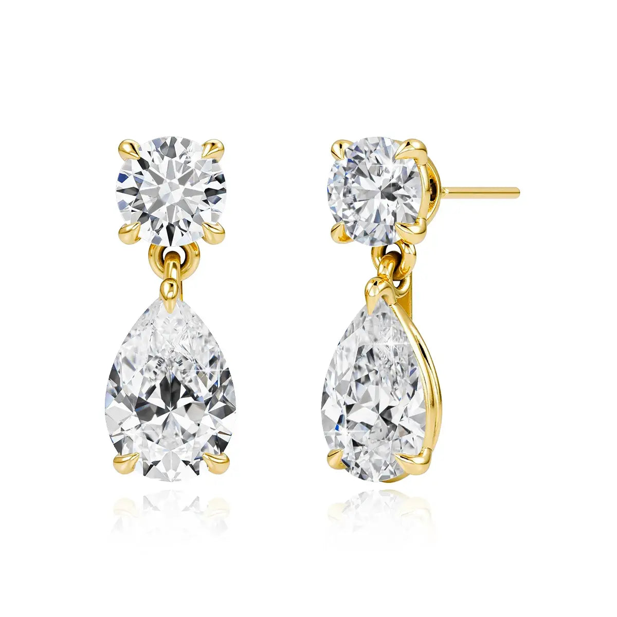 100% Real Moissanite Dangling Earrings For Women Lab Diamond Eardrop 925 Sterling Silver Jewelry Girl Valentine’s Day