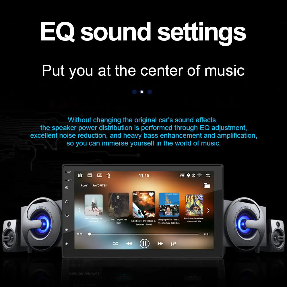 7/9/10 inch Universal Android 13 Car Radio 32G/64G