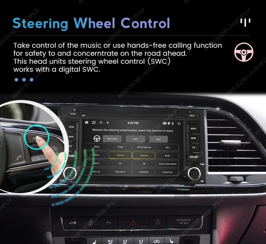 Navifly 7’’ 1Din Android 15 Car Radio Multimedia Video